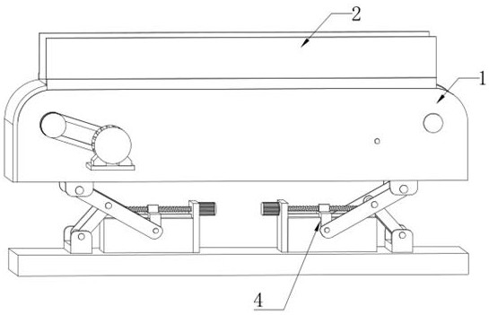 Silica sand side unloading device