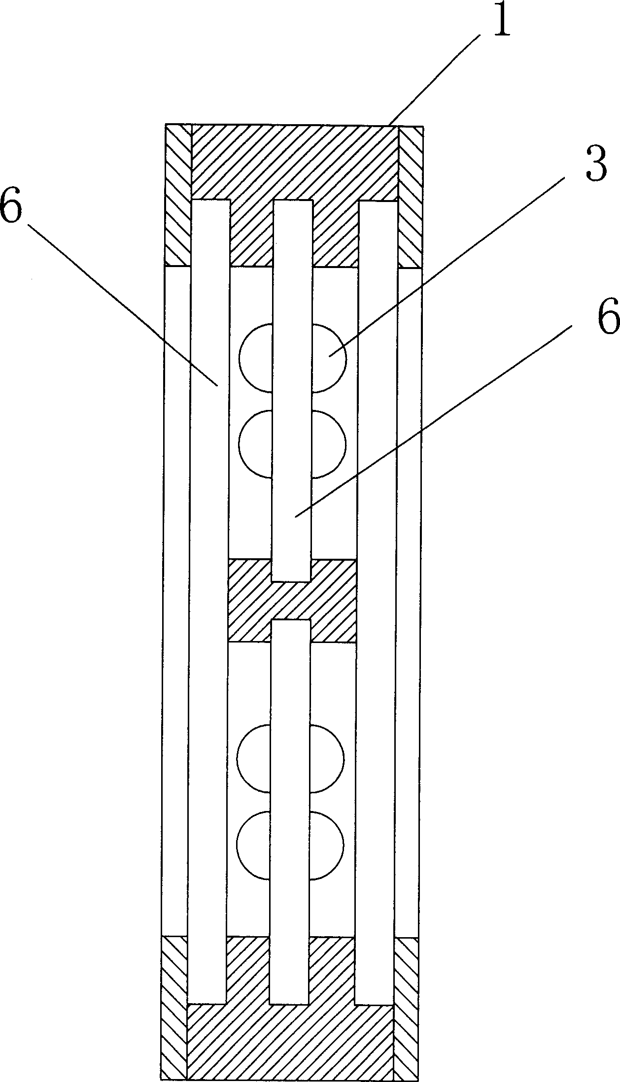 Two-side pixel display lamp for advertisement and information display