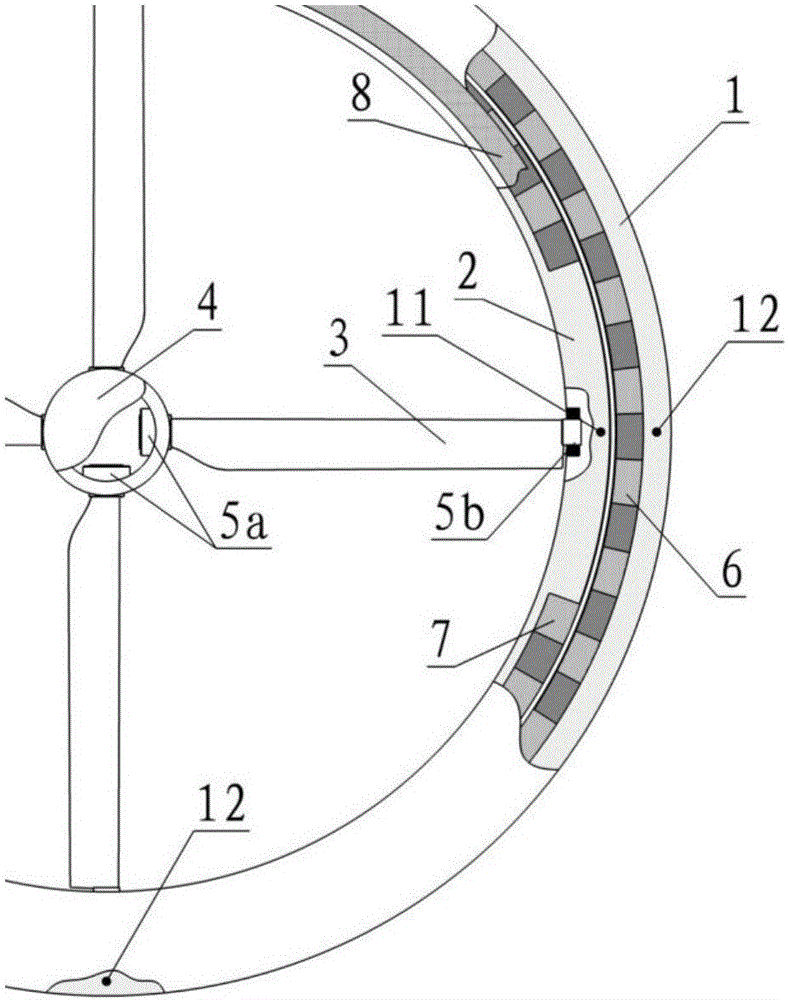 Magnetic levitation rotor wing system and helicopter with same