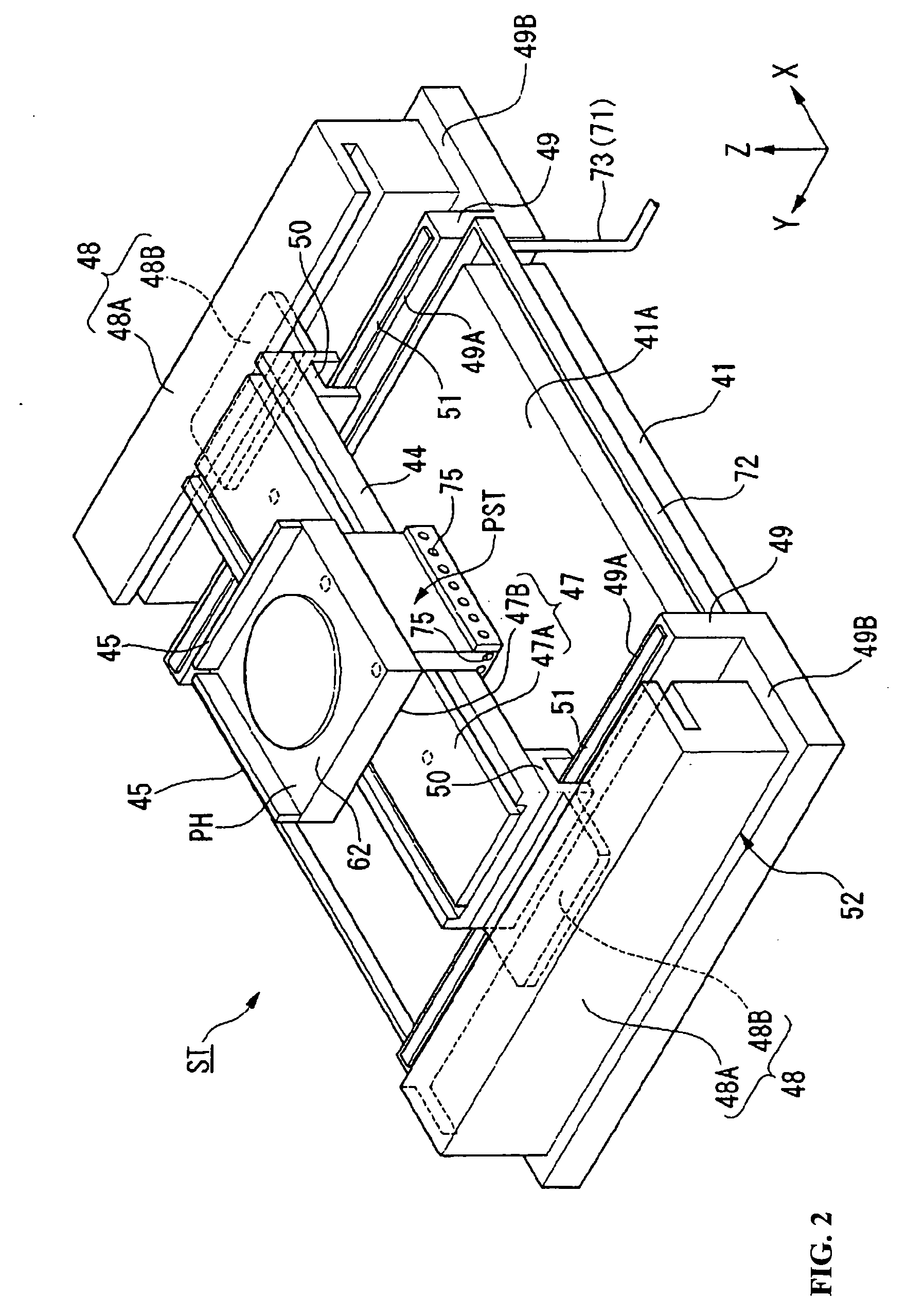 Supporting plate, stage device, exposure apparatus, and exposure method