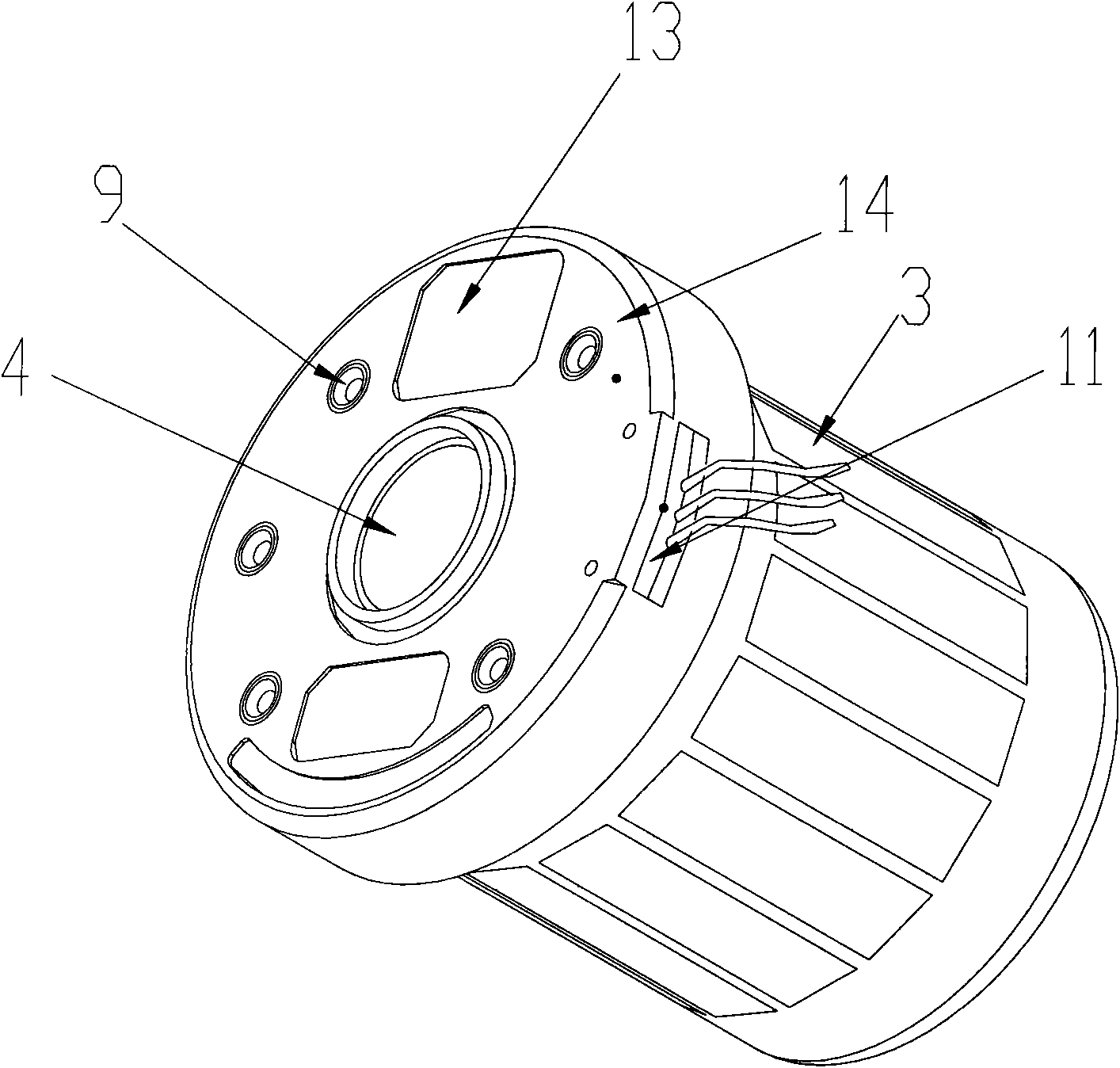 Outer rotor motor
