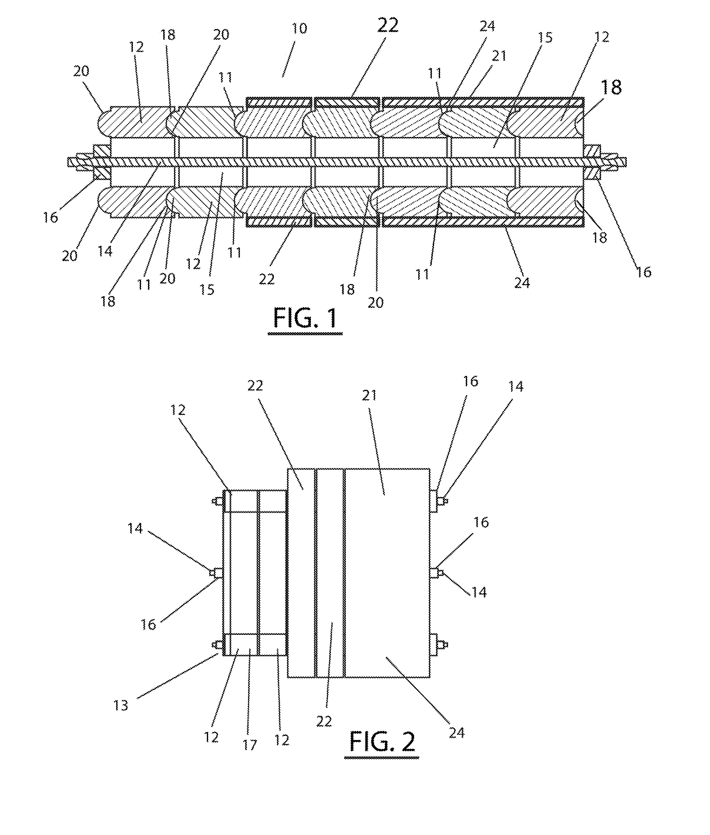 Pre-Tensioned Discrete Element Support System