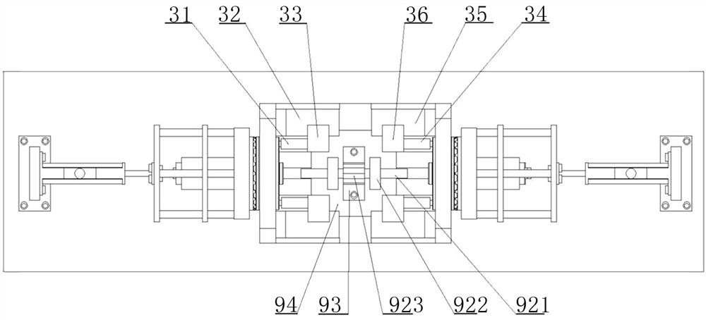 Double triple fluted disc reliability test device and method based on all-condition simulation