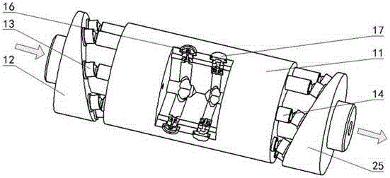 A double swash plate plunger type variable pump