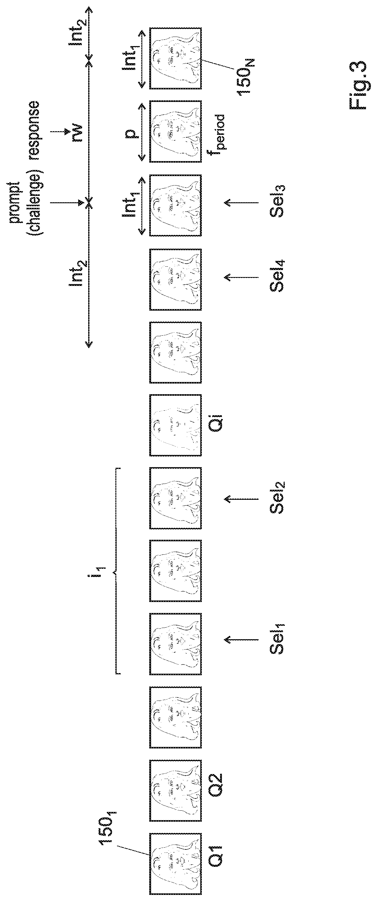 A method for selecting frames used in face processing