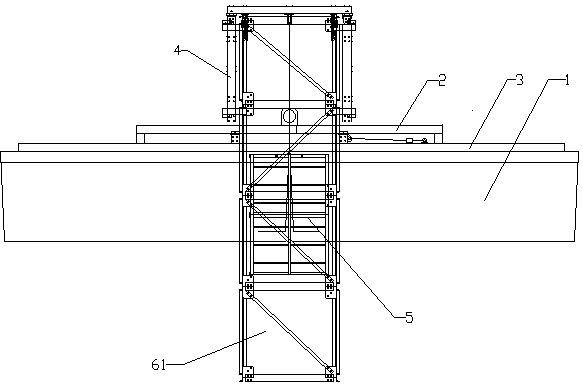 Diving cage for underwater detection operation