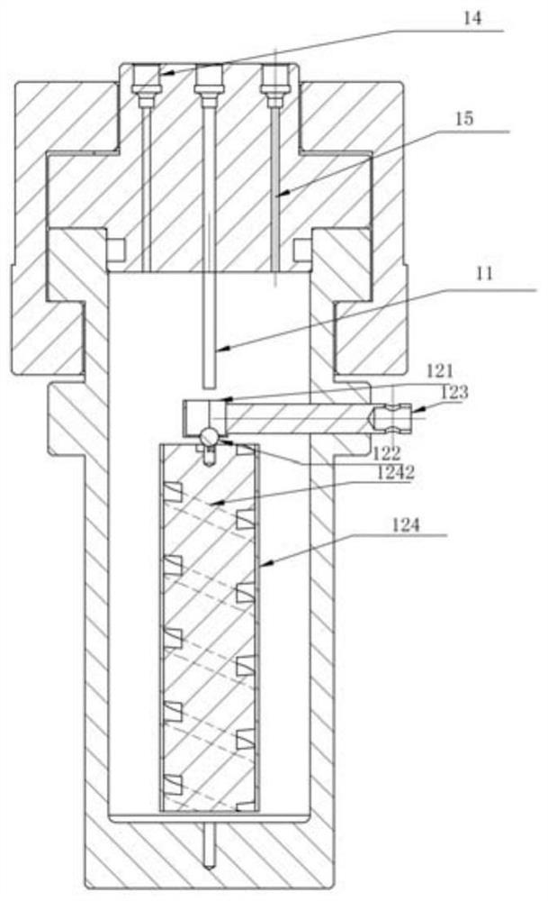 High-pressure environment marine microorganism solid separation culture device and culture method