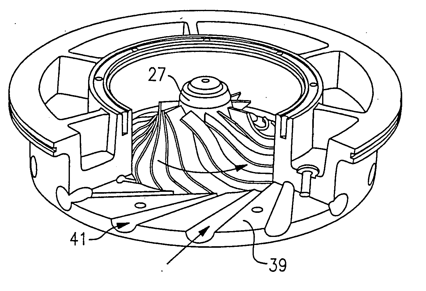Dual-use radial turbomachine