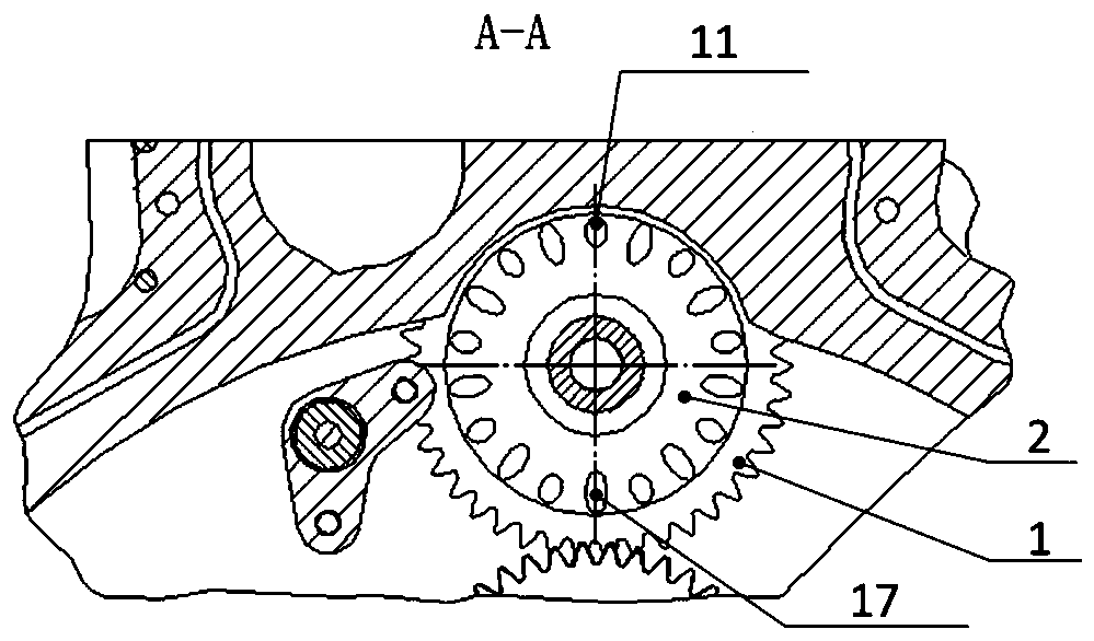 Centrifugal ventilator for aero-engine