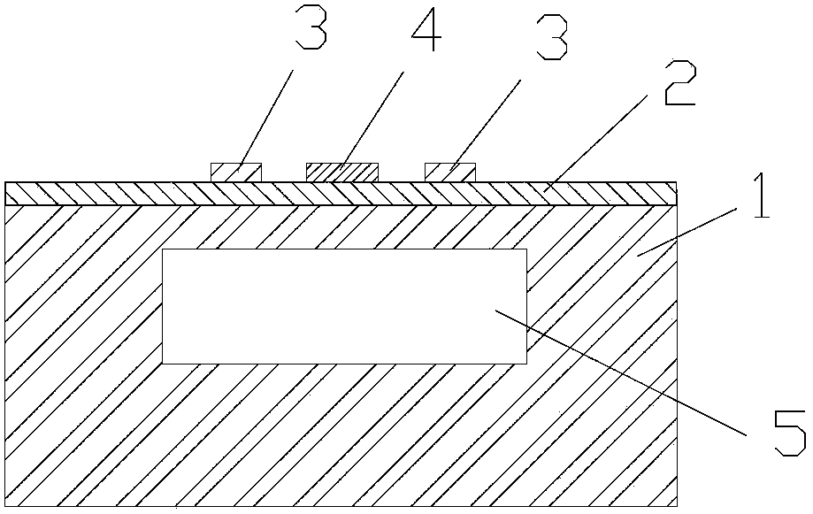 Two-dimensional hot-film wind speed and direction sensor and preparation method thereof