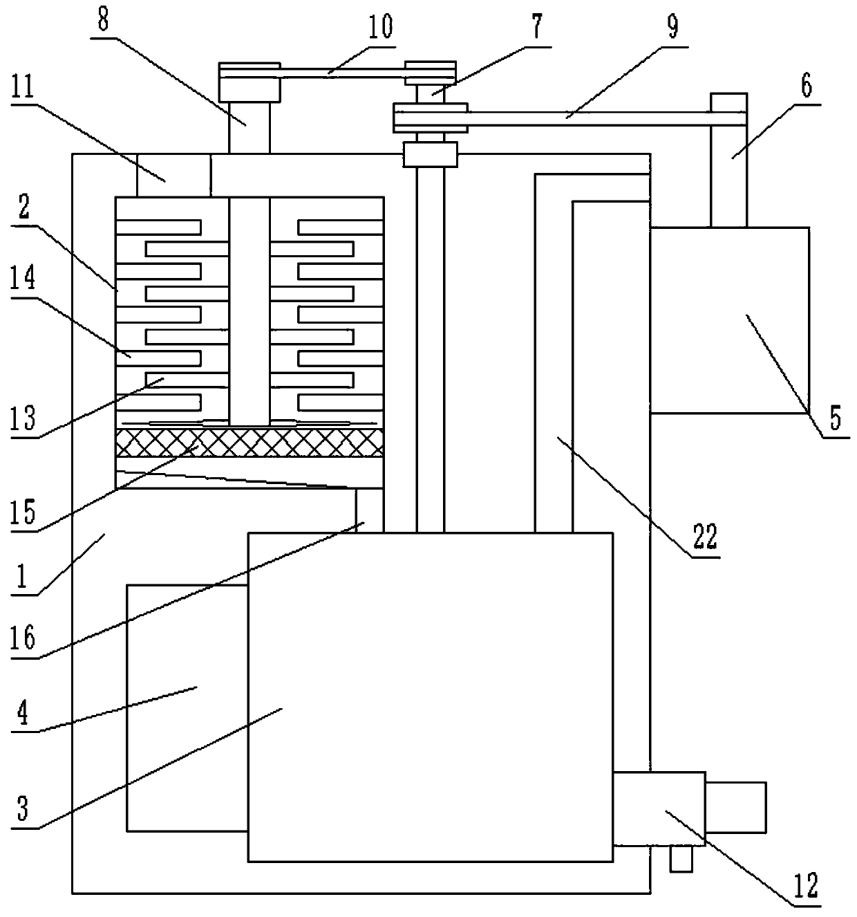 Raw material hot-melting device for plastic toy production