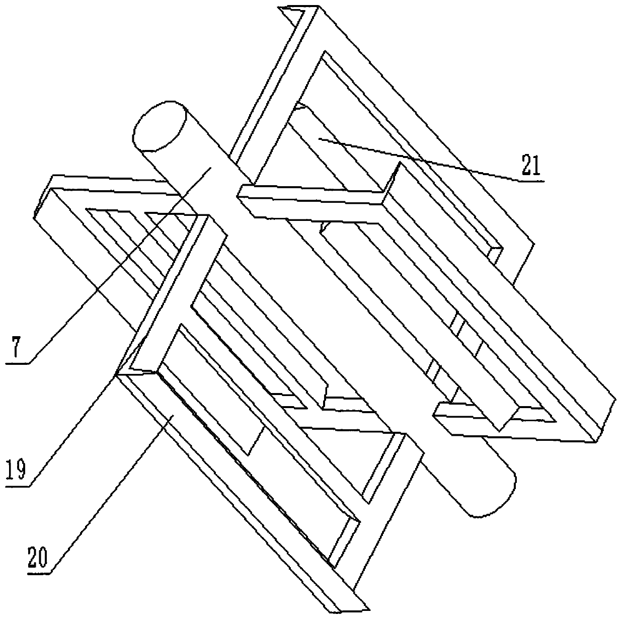 Raw material hot-melting device for plastic toy production