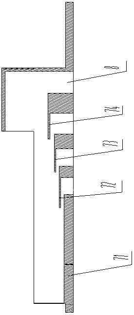 Multi-layer chute simple coin sorter