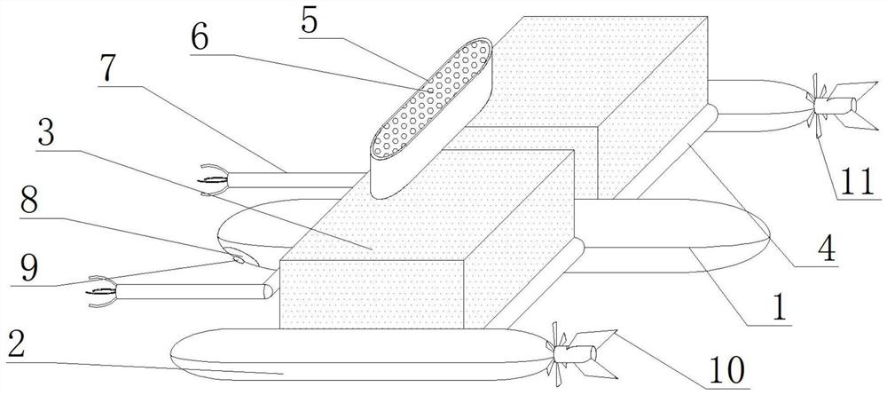 Garbage cleaning robot with sonar analysis function