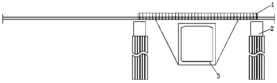 Construction method of overhead fast longitudinal moving auxiliary beam
