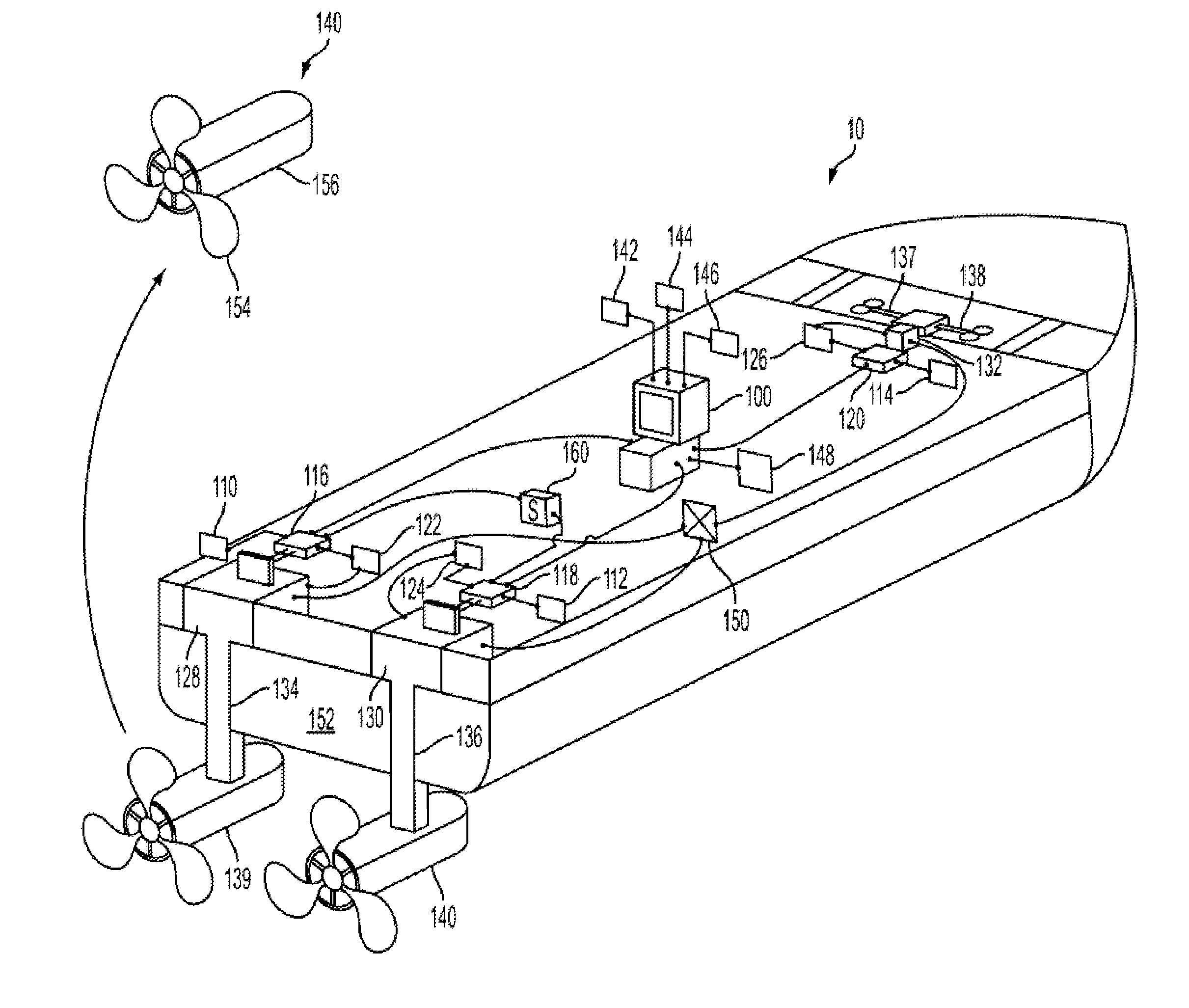 System and method for dynamic energy recovery in marine propulsion