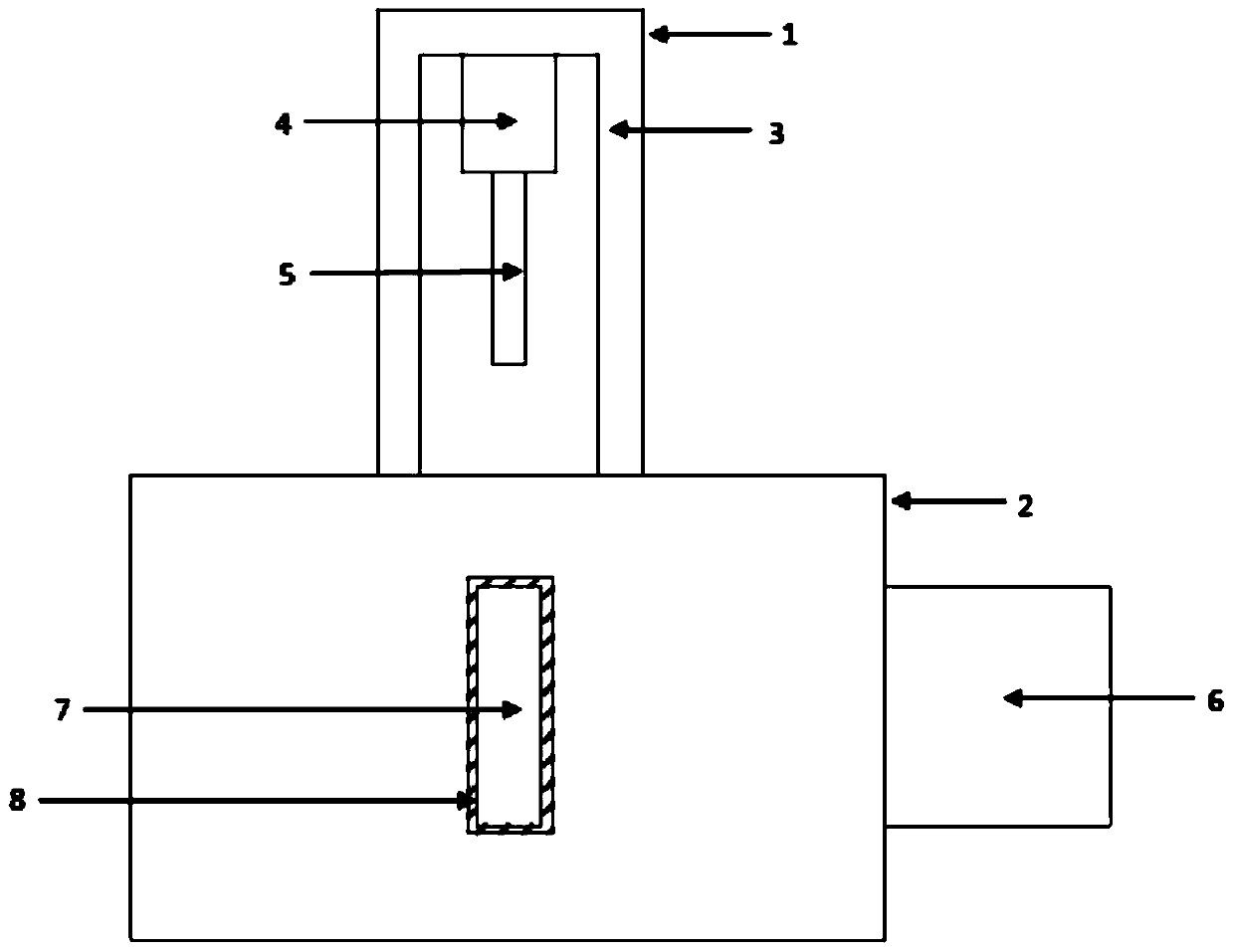 An indirect neutron ct imaging device for spent fuel components of pressurized water reactors