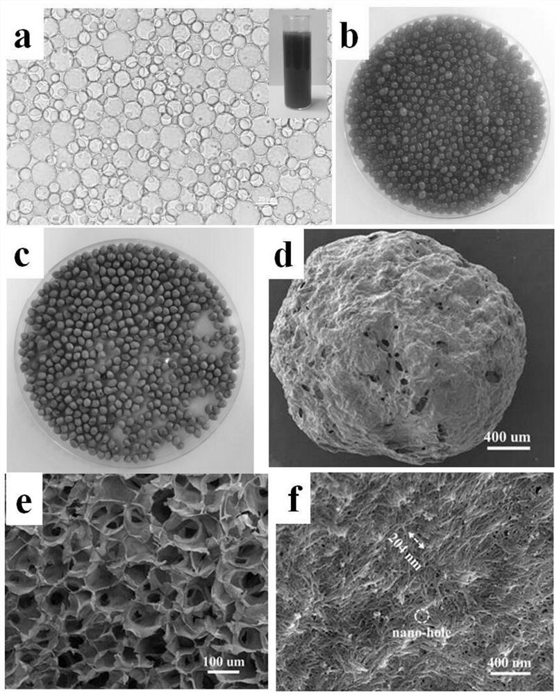 Biomass nanocellulose porous material loaded with nano transition metal oxide on surface, and preparation method thereof