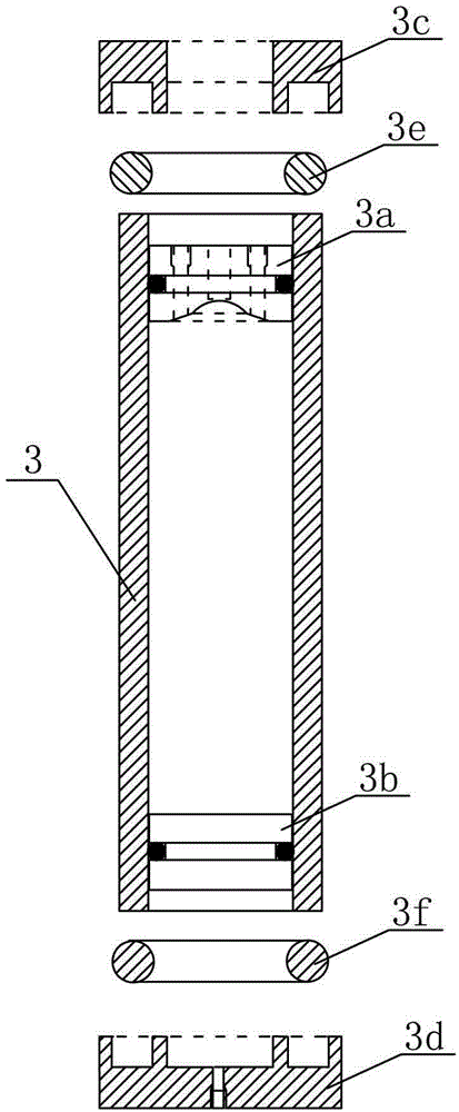 High-pressure multiphase fluid density measurement device and measurement and calculation method thereof