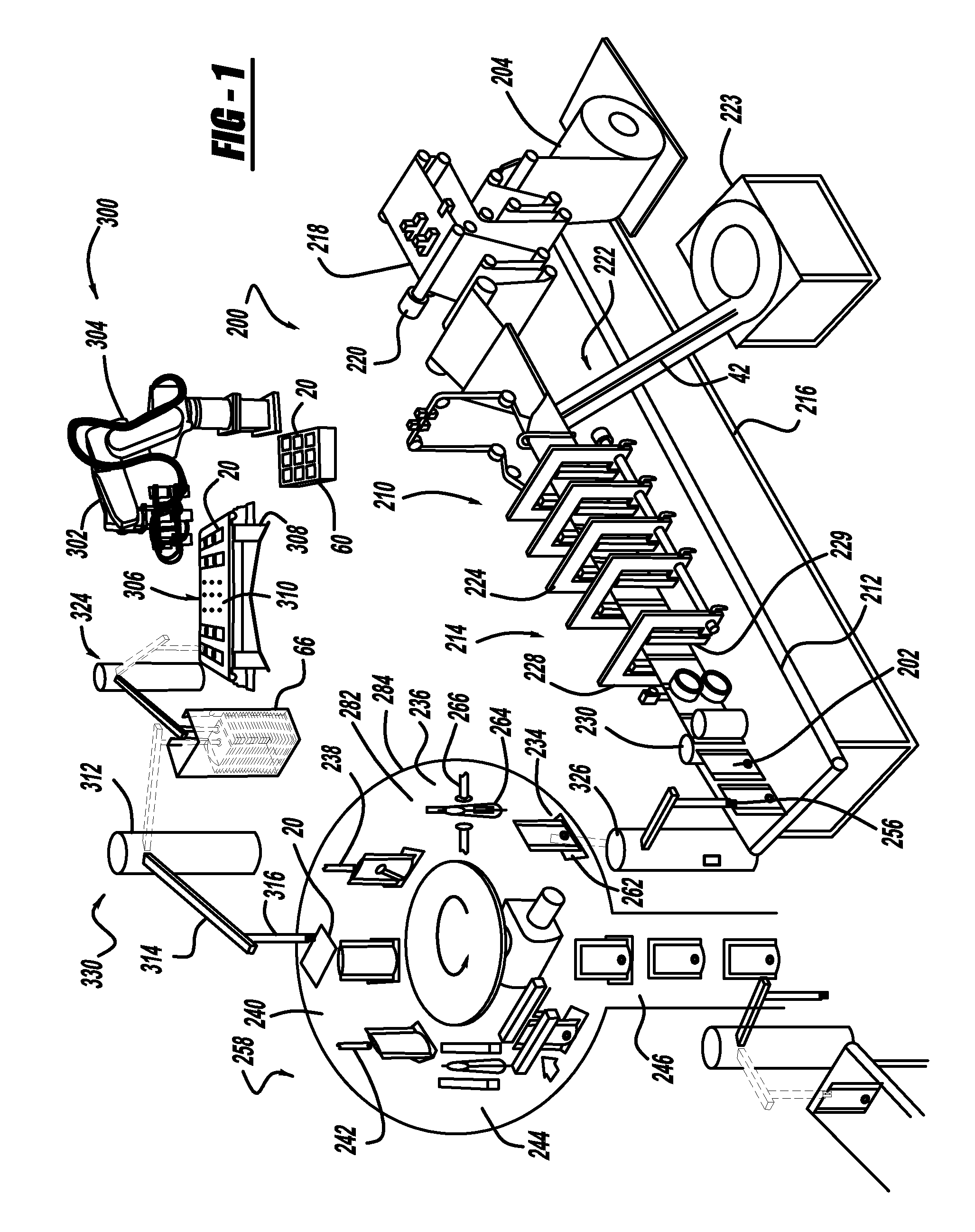 System, method and machine for continuous loading of a product