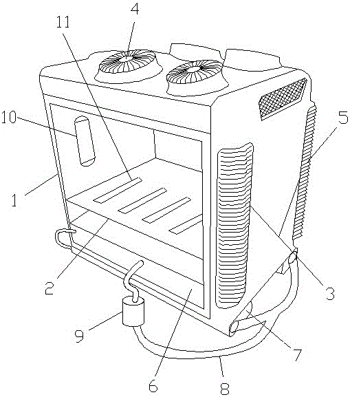 Computer cooling case