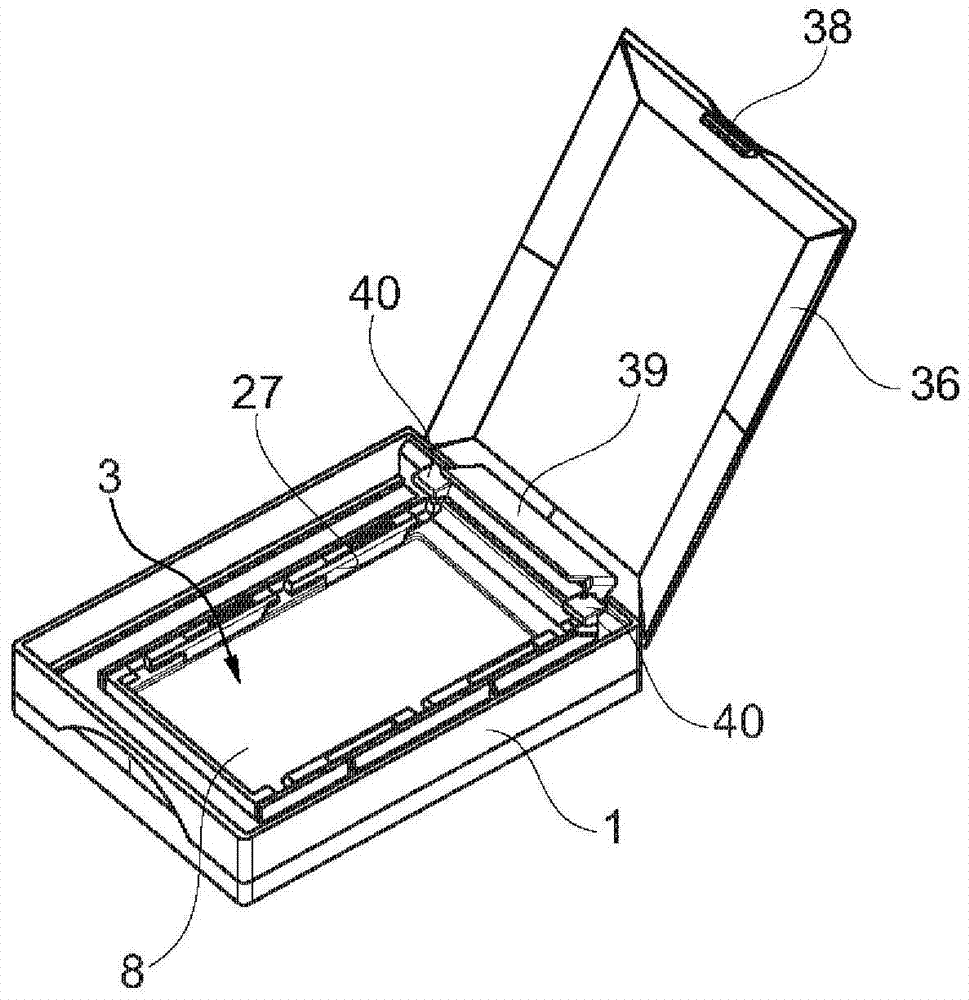 Unit for dispensing product comprising housing and cassette