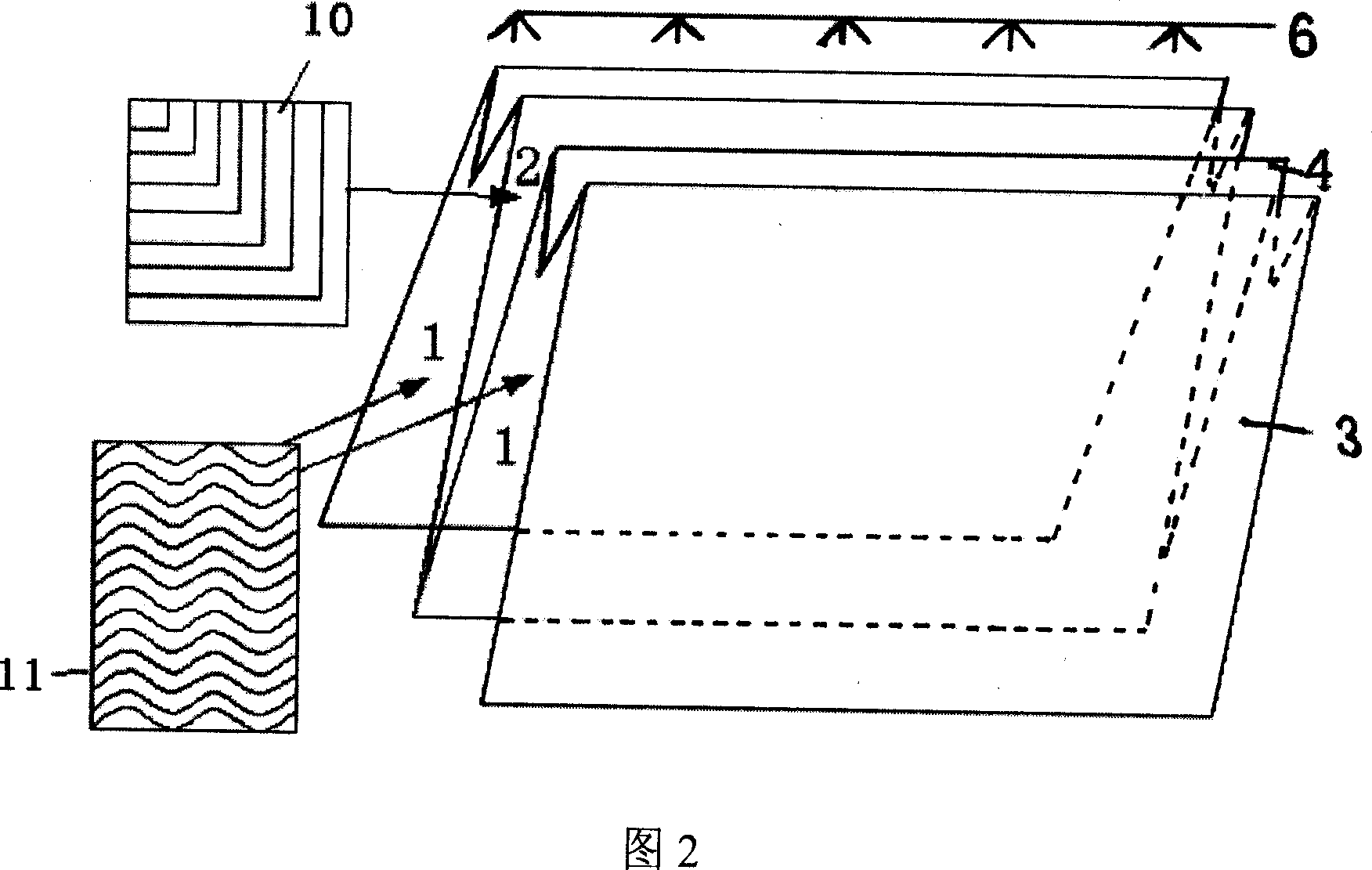 Dew point plate type indirect evaporation cooler