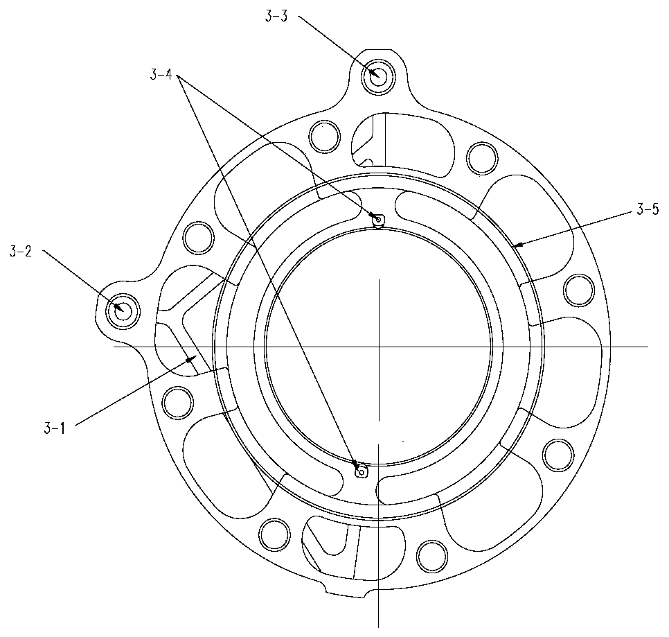 Oil injection mechanism of compression bearing