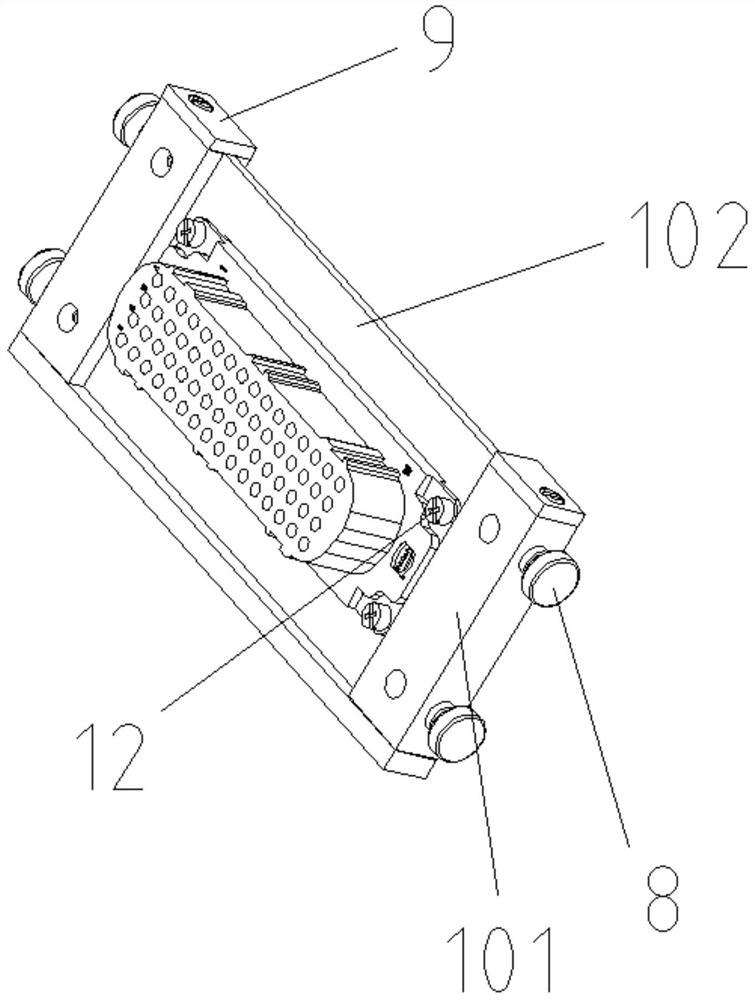 A connector automatic wiring device