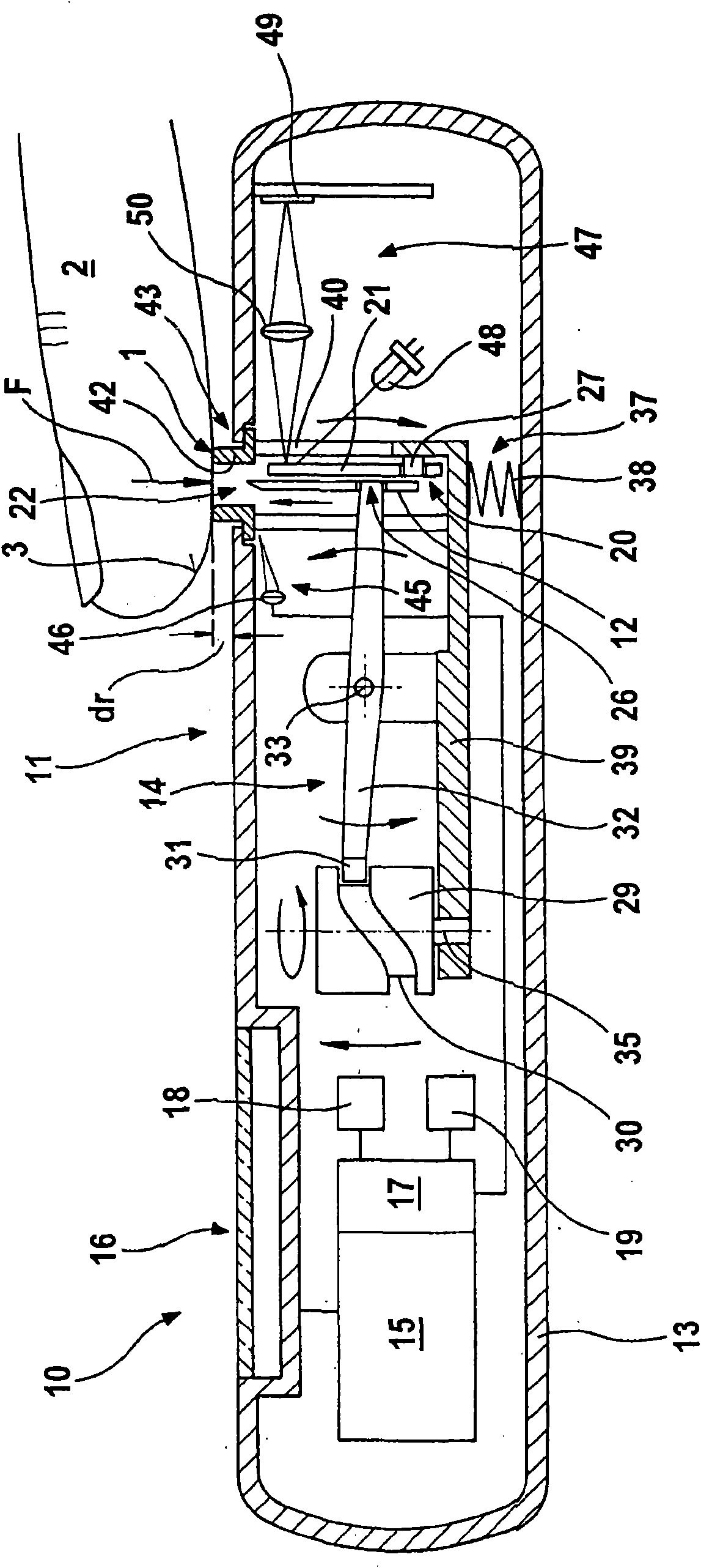 Instrument and system for producing a sample of a body liquid and for analysis thereof