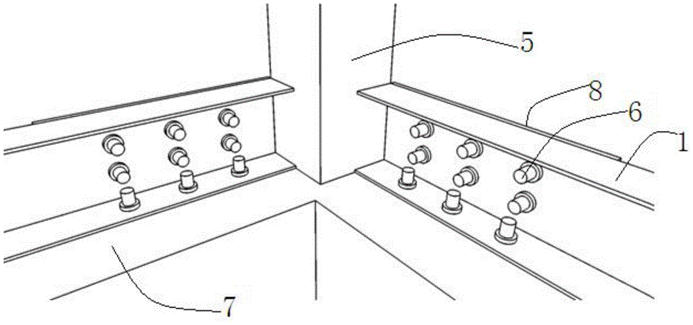 Column bearing type cellular building module, and cellular modularization building and building method thereof