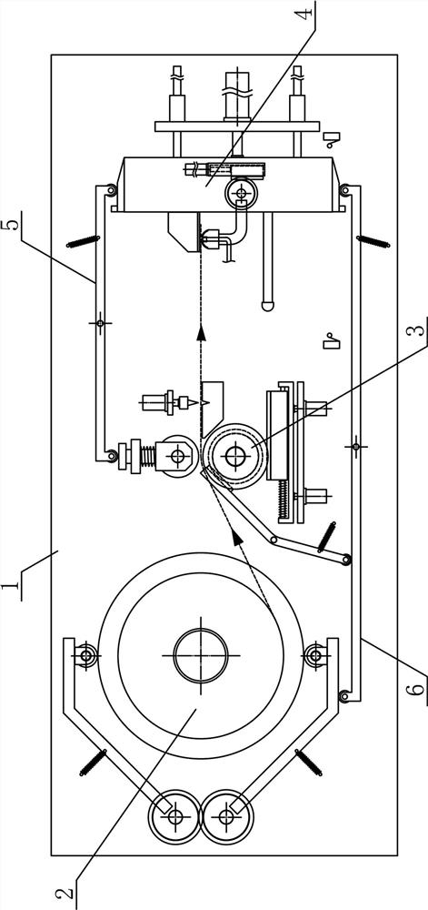 A textile fabric pulling and cutting device