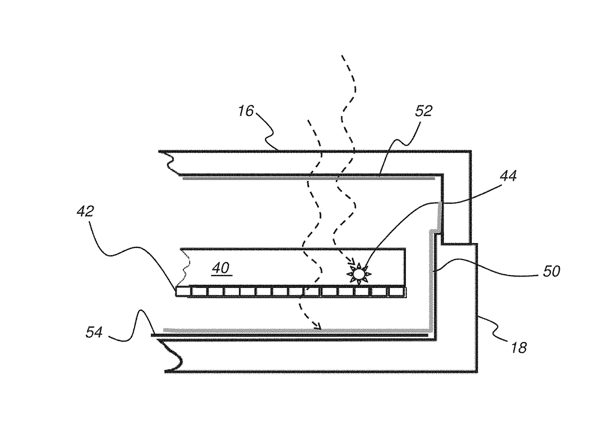 Aligned carbon nanotubes for improved x-ray detector performance