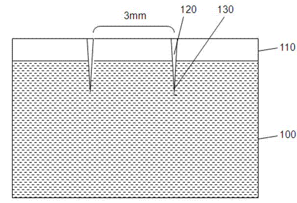 Method for separating sapphire substrate by unit on basis of stress action