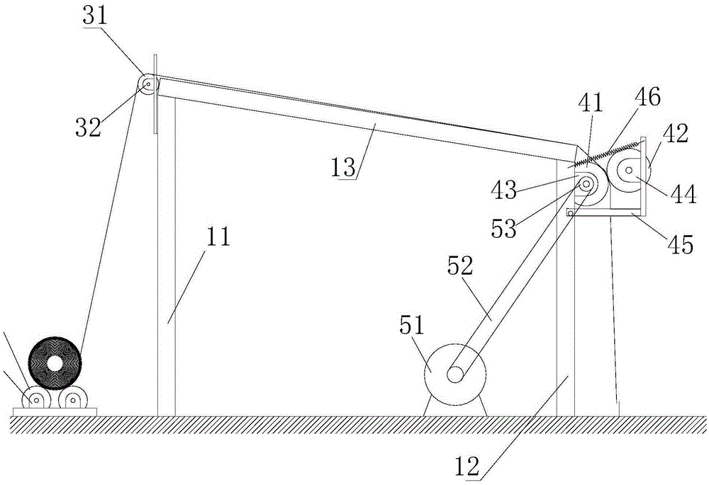 Simple cloth inspection, correction and cloth rolling integrated device