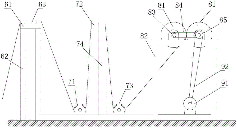 Simple cloth inspection, correction and cloth rolling integrated device
