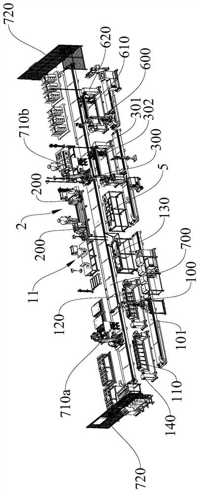Inflatable ring main unit production line and production method