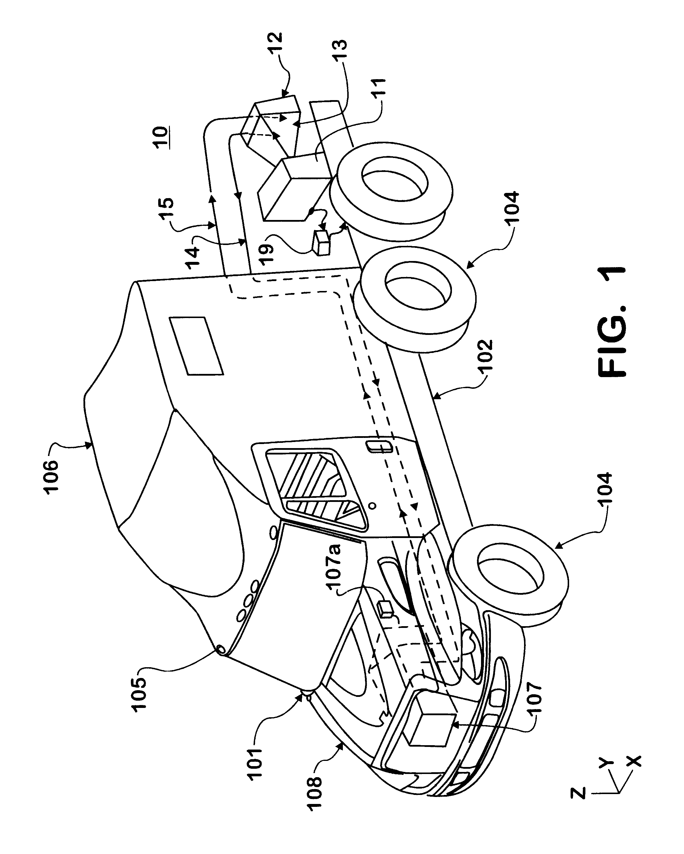 Vehicle engine cooling system without a fan