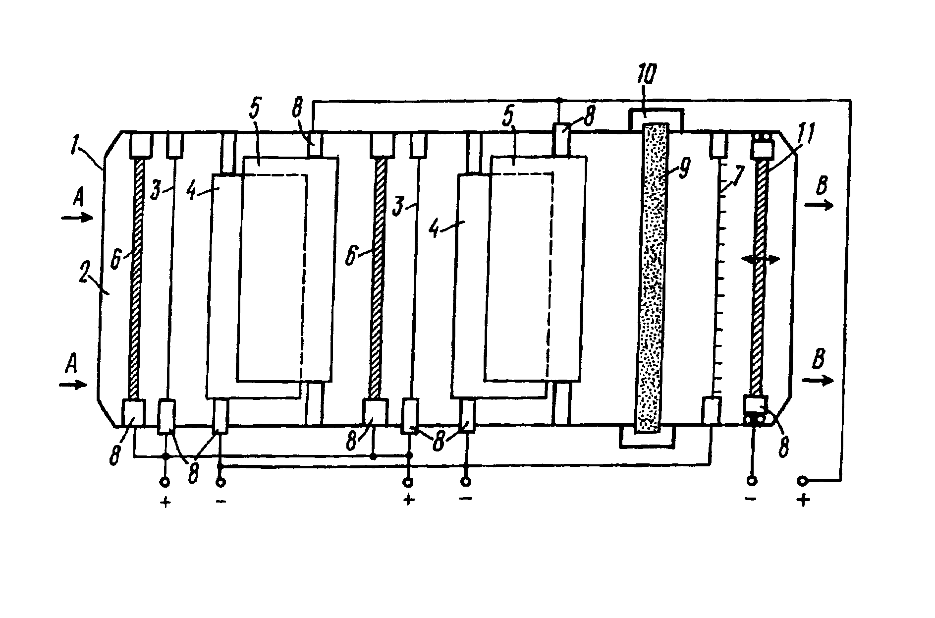 Device for air cleaning from dust and aerosols