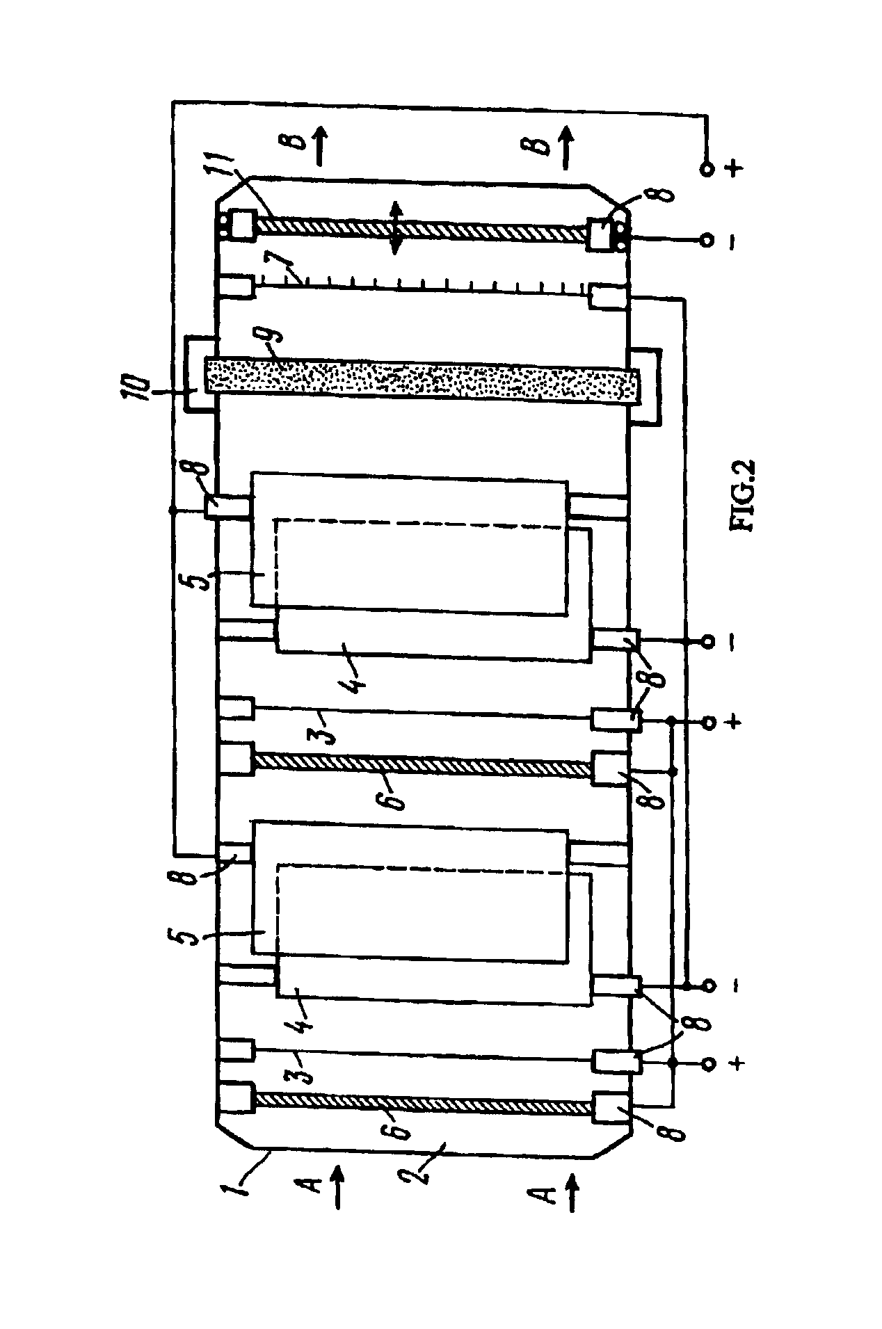 Device for air cleaning from dust and aerosols
