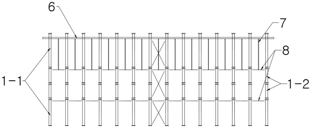 Light combined metal greenhouse for coke oven construction