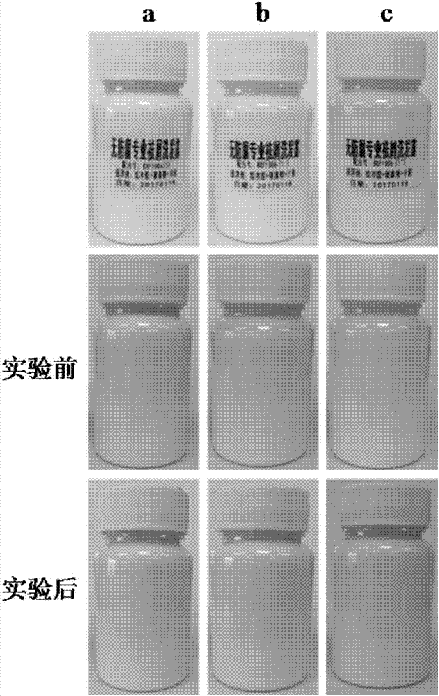 Thickening suspension composition and its application