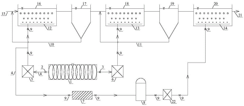 Municipal sewage reclamation treatment device and treatment method adopting same