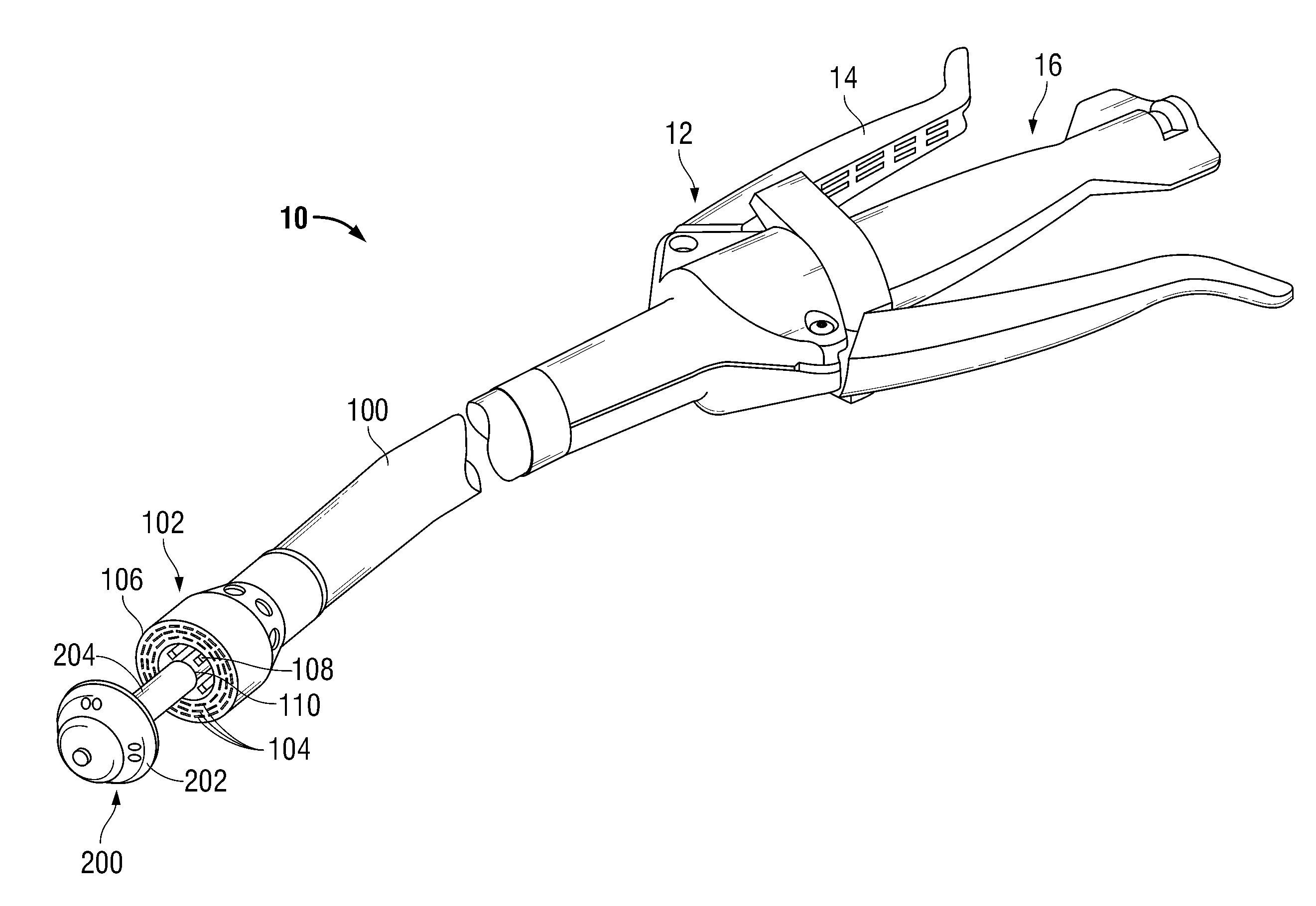 Surgical device including buttress material