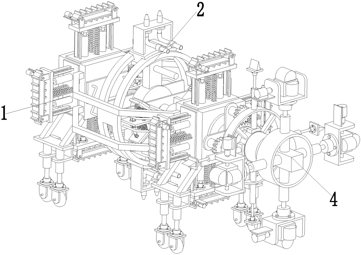 A fully automatic processing robot for the inner wall of gasoline pipeline