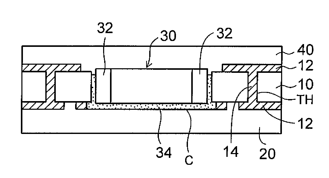 Method of manufacturing electronic component built-in substrate