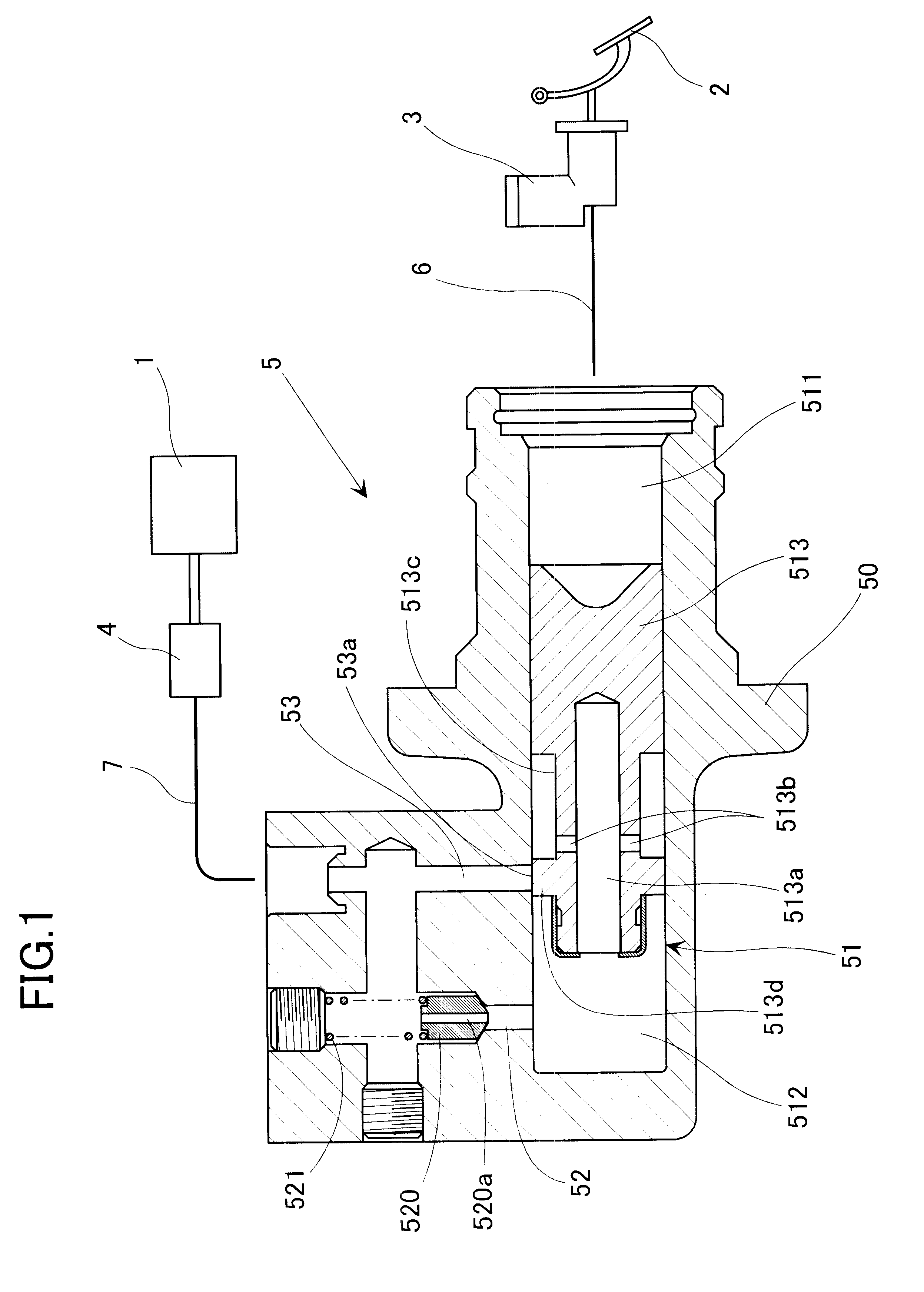 Apparatus for hydraulically operating clutch