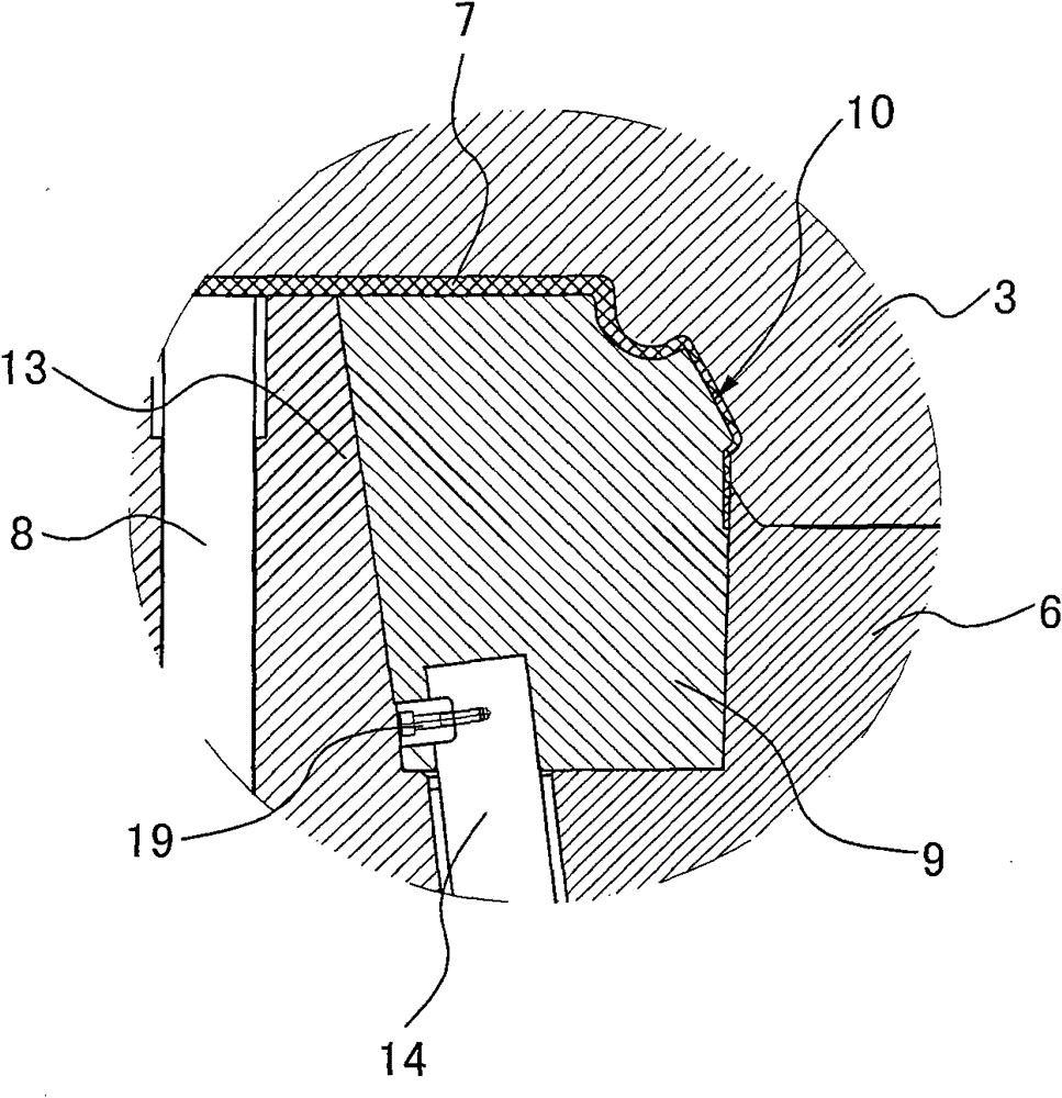 Internal core-pulling mechanism for inclined hole of injection-molded plastic piece