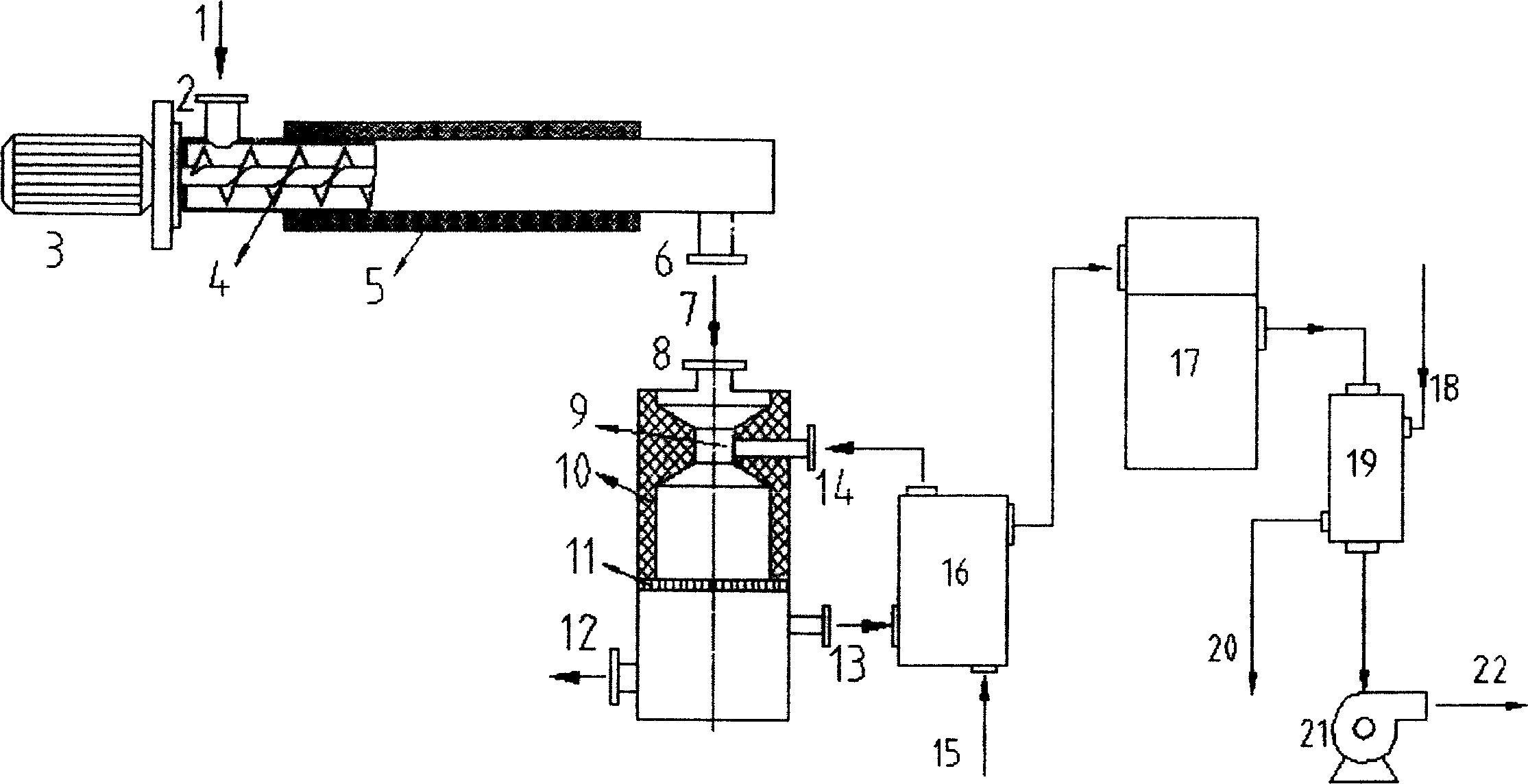 Low-tar biomass gasifying method and apparatus
