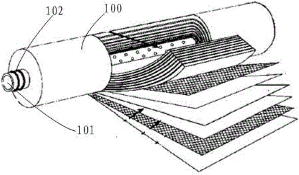 Testing device and testing method for RO membrane filter core